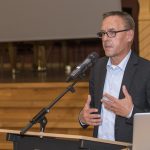 Jahresversammlung der Wirtschaftskammer, Bild aufgenommen im Rathaussaal, Rathaus im Städtle Vaduz am 25.05.2018 
- Jürgen Nigg Geschäftsführer 
FOTO & COPYRIGHT: DANIEL SCHWENDENER