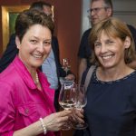 Jahresversammlung der Wirtschaftskammer, Bild aufgenommen im Rathaussaal, Rathaus im Städtle Vaduz am 25.05.2018
- Gaby Vogt Ospelt und Susanne Eberle-Strub FBP Landtagsabgeordnete (v.l.)
FOTO & COPYRIGHT: DANIEL SCHWENDENER