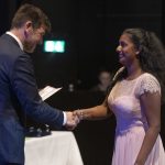 04. Juli 2019; Schaan; LAP Feier Wirtschaftskammer - Baeckerin-Konditorin-Confiseurin Lehrling Naemi Siegfried von der Firma Confiserie Wanger AG erhaelt von Rainer Ritter ihren Faehigkeitsausweis (Foto: Michael Zanghellini)