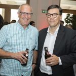 04. Juli 2019; Schaan; LAP Feier Wirtschaftskammer - Hubert Hilti und Landtagsabgeordneter Mario Wohlwend (Foto: Michael Zanghellini)